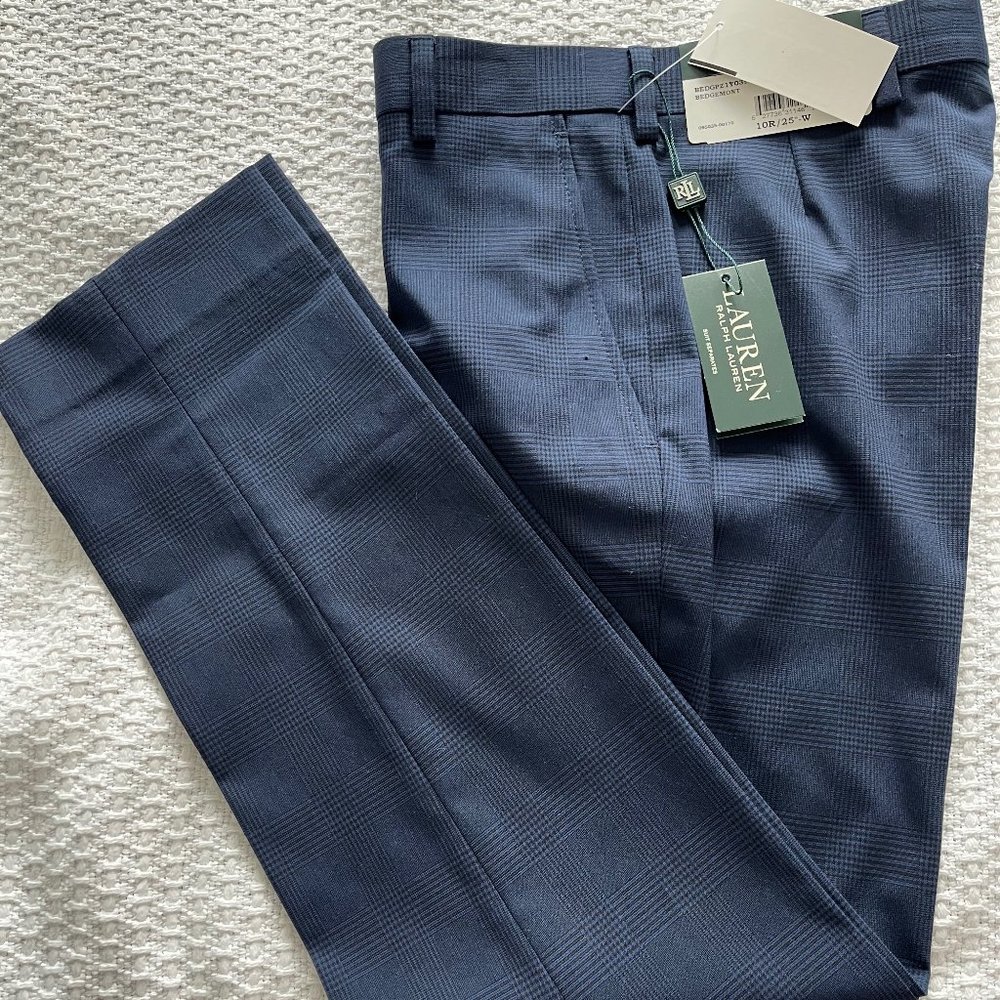 Ralph Lauren new with tag 10R/25"W Black with Navy